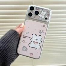 Cartoon Pet Phone Back Sticker Suitable Compatible With Iphone 17 Pro Max, No Residue, Easy To Replace, Cute Style - Clear - View 14