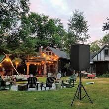 1pc Waterproof Polyester Powered Speaker Dust Protection Cover 210D Oxford Cloth UV-Protected Upright Speaker Equipment Cover Cloth Bag Protective Audio Fabric Cover - Multicolor - View 9