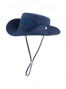 Men's Summer UV Protection Sun Hat, Breathable Hollow Out Sun Visor, Fishing Bucket Hat - Multicolor - View 6