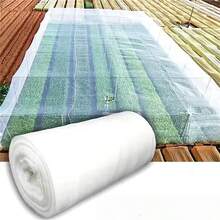 Customizable High-Density Mesh Gardening Insect Net, Greenhouse Vegetable Protective Net, Thick Vegetable Cover Net, Ground Cover - White - View 3