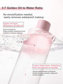 JUDYDOLL EYE & LIP MAKE UP REMOVER, Gentle & Refreshing Makeup Remover Oil For Eyes And Lips, Suitable For Sensitive Skin - Clear - View 4