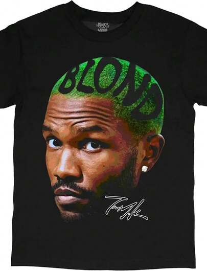Blonde Ocean Face Streetwear Vintage Style T-Shirt