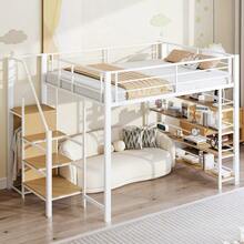 Bed Bases & Foundations - White + Metal + 140cm*200cm-1 - View 2