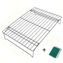 1/3 Tier Cooling Rack, Suitable For Cookies, Cakes Etc. - Can Cool Batches Of Cookies, Cake Layers Or Finger Foods, Black - Black - View 9