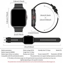 NcmRyu Smart Watch, 1.83-Inch HD Touchscreen Smartwatch, Soft Silicone Strap, Call/Message Notification, Pedometer, Calorie, Sports Tracking, Multiple Sports Modes, Multi-Function Smartwatch, Unisex, Compatible With IPhone And Android Phones, Perfect For Gym Daily Use And Christmas Birthday Gift - View 12