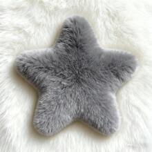 1pc Round Shaggy Carpet, Plush Rug, Decorative Carpet, Fluffy Long Pile Rug - Multicolor - View 4