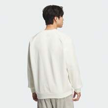 Adidas Men's GFX KNIT SWT Crewneck Knit Sweatshirt KR0221 - White - View 3