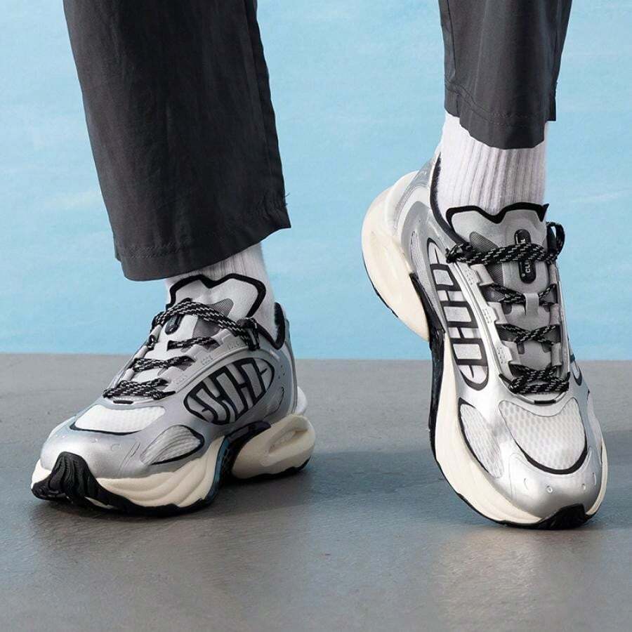 Adidas CLIMACOOL VENTO 4.0 Running Shoes, Cushioning & Breathable, Men & Women Fitness Training Sneakers JQ4941 - Metallic Silver/Black/Jade White - View 1