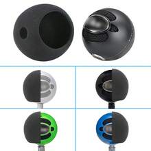 Mic Foam Cover Compatible With Blue Snowball Ice,Pop Filfter Windscreen Cover Compatible With Blue Snowball - one-size - View 2
