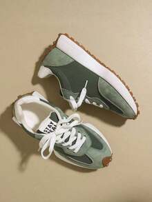 ZKBBO. Women's Casual Sports Shoes, Lightweight Non-Slip Fitness Running Shoes, Tennis Shoes, Sneakers - 綠色 - 查看 6