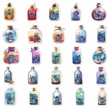 50pcs Bottle Stitch Doll Creative Waterproof Stickers For Water Bottles, Notebooks, Desktops, Walls, Skateboards, Guitars, Scrapbooks, Phone Cases, Computers, Chairs, Home Decor, Suitable For Birthday Parties, Holiday Gifts - 50pcs - View 8
