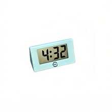 1 pieza Reloj despertador de escritorio compacto con pantalla LED clara, función de repetición, alimentado por batería, ideal para dormitorio - 1PC - Ver 14