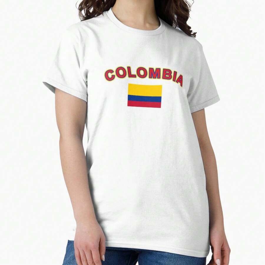 Colombia Classic T-Shirt - Blanco - Ver 1