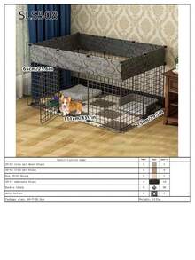 Interlocking Metal Wire Mesh Pet Playpen, DIY Dog Safety Exercise Fence, Suitable For Puppies, Small Dogs And Small Pets - Multicolor - View 21