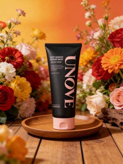  Unove 深层修护发膜（320毫升/10.82液盎司）——改善干燥、分叉和断裂，增强弹性和光泽。适用于烫染后受损、干燥、毛躁和脆弱的头发，以及需要持久柔顺的普通、干性和油性发质。