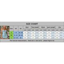 Women's Striped Knit Sets Women's Summer Clothing Sets Refreshing And Comfortable For Summer - Màu xanh lam - Xem 6