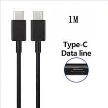 Cable de carga rápida USB C compatible con Samsung S20 S21 FE S22 Plus S23 S24 Ultra Note20 A33 A53 A55 Z Flip 6, de PVC negro, de tipo C a tipo C, para transferencia de datos de alta velocidad, regalo de cumpleaños - Negro - Ver 11