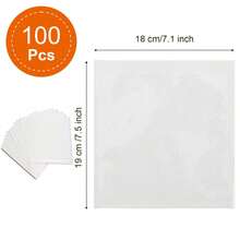 100pcs/Pack Window Heat Seal Cookie Packaging Bags, 7.1"X7.5" Baking Snack Bags Grease-Proof Kraft Paper Bags With Window, Suitable For Gifts, Donuts, Bread, Sandwiches - Multicolor - View 12