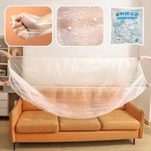 Tấm phủ chống bụi dùng một lần, tấm phủ co giãn cho đồ nội thất, màng nhựa chống bụi cho ghế sofa, bảo vệ tường và tranh ảnh khỏi bụi bẩn. - Nhiều màu - Xem 5