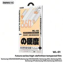 Remax WL-01 Protecteur d'écran en verre trempé haute définition, compatible avec Samsung S24 Ultra/S24FE/S22+/S23+/S21+/S24+/S24/S22/S23/S21, Samsung A71/A03/A34/A35/A55/A15/A24/A25/A03 Core, Redmi K70/K50pro, dureté 9H anti-rayures anti-explosion anti-empreintes, convient pour les trajets quotidiens, le bureau et la protection d'écran de téléphone en extérieur - Multicolore - Voir 12