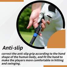 Golf Grip Training Aid Golf Club Handle For Swing Grip Trainer Left Right Hand Practice Aid,Blue - A - Xem 8