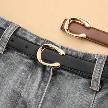 Bộ 2/1 chiếc thắt lưng chữ C rộng 2,3 inch, thắt lưng tối giản đa năng dành cho nữ, thiết kế giúp thon gọn, phù hợp với váy, áo sơ mi, vest, quần tây, thích hợp cho mùa thu/đầu đông/ngày lễ tình nhân. - Nhiều màu - Xem 3