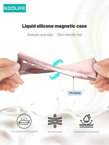 Koolife 1 件装全包覆式软 TPU 硅胶保护壳，防摔金属质感，超薄磨砂，支持磁吸无线充电，全镜头保护，一体式按键设计，兼容三星 Galaxy S22/S22plus/S22Ultra/S23/S23Ultra/S24/S24plus/S24Ultra/S25Ultra/S25plus/S25 - 玫瑰金 - 查看 7