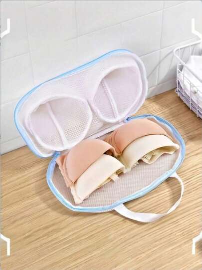 1pc Lingerie Wash Bag, Suitable For Washing Machine - Delicate Lingerie Wash Bag With Zipper, Prevent Bra Deformation (A-C Cup) - Ladies Underwear Mesh Wash Bag, Suitable For Travel And Home Use, Reusable, Suitable For Mother's Day, Easter, Thanksgiving, Etc.