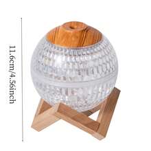 Crystal Ball Humidifier, Colorful Night Light, Creative Mute Mist Humidifier With Timing, Auto Power Off Safety Protection, Adjustable Mist Angle, USB Powered - 1PC - View 6