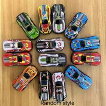 Coche de juguete de carreras de aleación con retroceso aleatorio, emparejado con pista de lanzamiento para competencia de deslizamiento - Multicolor - Ver 8