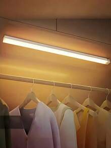 Luz de gabinete con sensor magnético recargable por USB, disponible en blanco y luz cálida, adecuada para cocina, armario, estantería, debajo del gabinete, luz nocturna, dormitorio, pasillo, caravana y otras iluminaciones - Estrella - Ver 4