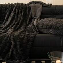 Bed Blankets & Towel Blankets - Black - View 4