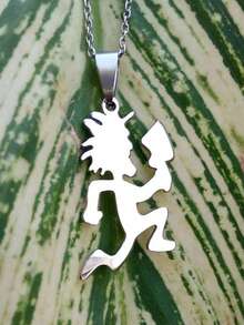 1pc Stainless Steel Axe Pendant Necklace Unisex  Men Women Hip Hop Style Jewelry Gift For Him Her ZCVB - 卡通人物項鍊 - 查看 4