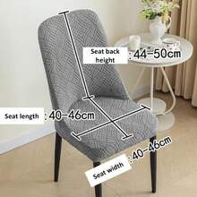 Universal Chair Cover Soft Dustproof Seat Cover Protective Case Removable Elastic Thickened Chair Seat Cushion - Multicolor - View 4
