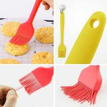Heat-Resistant Silicone Oil Brush For Cooking, Baking, Grilling. High-Temperature Baking Cloth, Professional Grill Brush - Multicolor - View 6