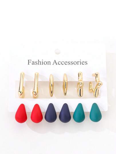 Women's Earring Set, Fashionable And Versatile For Daily Wear
