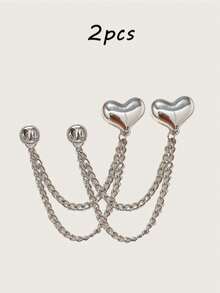 1/2 chiếc kẹp quần và kẹp tay áo có thể điều chỉnh, kẹp ống quần có thể tháo rời, phù hợp với quần và áo thun, có kẹp dây xích, không cần may để rút ngắn ống quần, kẹp chắc chắn, kẹp đa chức năng, kẹp áo có thể siết chặt gấu áo thun, cổ áo và ống quần, phụ kiện thời trang dành cho nữ. - Nhiều màu - Xem 9