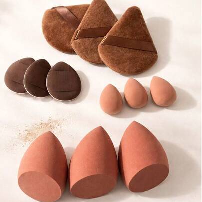 Kit 12 Esponjas para Maquiagem Multifuncional 024-146