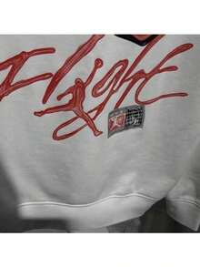 Nike Men's JORDAN Casual Round Neck Sweatshirt - White - View 7