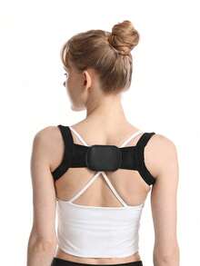 1pc Shoulder Support Band, Chest Muscle Expansion Pushup Shoulder Opener Straight Back Chest Workout Band - M Black - View 5