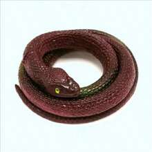 1条逼真超长绿蛇/白蛇/迷你黑蛇，软橡胶巨型白蛇，软橡胶巨型绿蛇，恶作剧蛇，逼真恶作剧眼镜蛇，恶作剧玩具，超长逼真蛇，眼镜蛇模型，生日礼物，赠品，玩具 - 彩色 - 查看 9