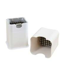 49-Slot Stainless Steel Potato Slicer And French Fry Cutter - A Multifunctional Kitchen Vegetable Cutter That Won't Harm Hands, Suitable For Cutting Fries, Carrots, Diced Fruits And Vegetables - Multicolor - View 9