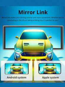 XUDA 2025 New 11.26 Inch IPS CarPlay Touch Screen Wireless Carplay And Android Auto Multimedia Video Player Portable MP5 Player Compatible With Apple Or Android Auto - Car Display + Camera - View 6