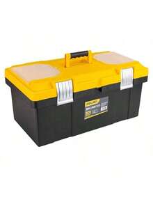 Caja de herramientas portátil, caja de almacenamiento de herramientas de reparación de automóviles de plástico, estuche de herramientas - caja de herramientas - Ver 11