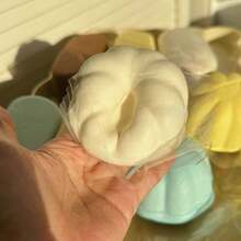 木制冰淇淋慢回弹玩具，面包挤压减压软胶玩具，包子慢回弹逼真蒸包减压玩具，湿软小包子挤压减压玩具，PU湿软包子挤压蛋糕甜点减压玩具，逼真食物慢回弹湿软手指捏捏玩具 - 彩色 - 查看 9