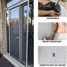 1pc Black DIY Trimable Anti-Mosquito Mesh Net, High Density Invisible Fly Proof Window Screen, Multi-Scene Applicable Anti-Insect & Bird Net - Mosquito Screen - View 11