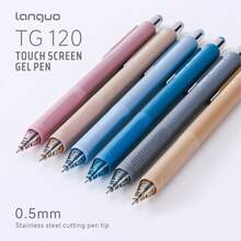 languo 6PCS Stylus Gel Pens With 6 Refills, 0.5mm Smooth Writing Touch Screen Pens For Journaling, School Supplies - 6+6 Combination Set - View 2