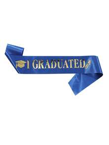 1pc Class Of 2026 Graduation Sash, "I GRADUATED" School Party/Celebration Ceremony Accessory, Photo Prop,Graduaion Gifts - Multicolor - View 16