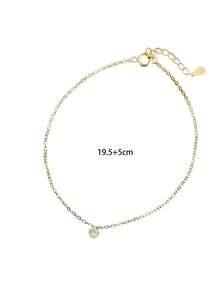 1pc S925 Sterling Silver Sweet & Cute Cubic Zirconia Heart Pendant Necklace For Women, Elegant Versatile Romantic Dainty Choker, Valentine's Day Gift - Love - View 6