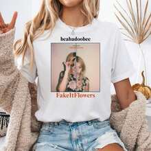 Beabadoobee Inspired Graphic Tee - Retro Aesthetic Music Shirt - Fan Art-Shirt - 90s Vintage Style Unisex Top FoMinimalist Style  Sweatshirt - 白色 9 - 查看 6